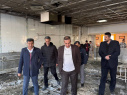 بازدید رئیس دانشگاه علوم پزشکی اراک از روند بازسازی سلف غذاخوری و سالن اجتماعات شهدای دانشجو