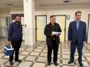 بازدید جانشین رییس دانشگاه علوم پزشکی اراک در ستاد نوروزی از مرکز بهداشت شهرستان آشتیان