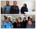 بازدید مسئولین از بیمارستان مهر خنداب