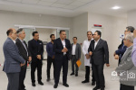 بازدید معاون درمان وزارت بهداشت از کلینیک دیالیز حضرت فاطمه زهرا (س)