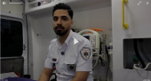 زایمان موفق نوزاد پسر در آمبولانس اورژانس