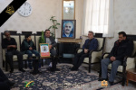 دیدار رییس دانشگاه علوم پزشکی استان مرکزی با خانواده شهیده پرستار عاطفه سهرابی در خمین