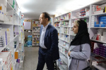 پایش چرخه توزیع دارو و شیرخشک در محلات؛ بازدید نظارتی جانشین رییس‌ دانشگاه در ستاد نوروزی از داروخانه‌های محلات