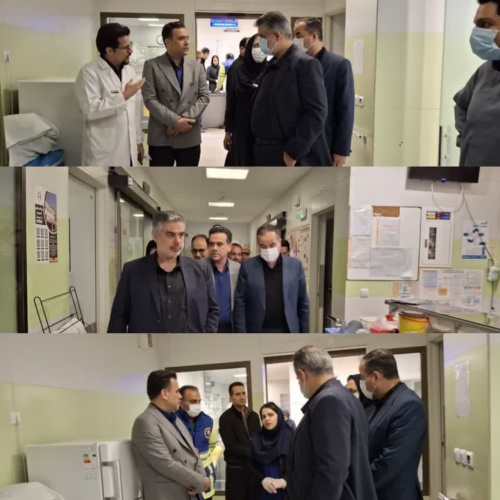 عیادت استاندار مرکزی از مجروحان حملات آمریکایی صهیونیستی